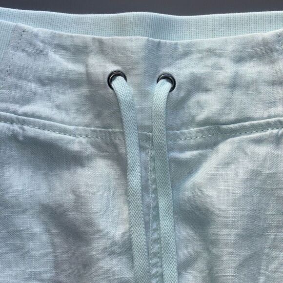 Athleta Linen Seline Skirt water blue size 8 - Picture 10 of 11